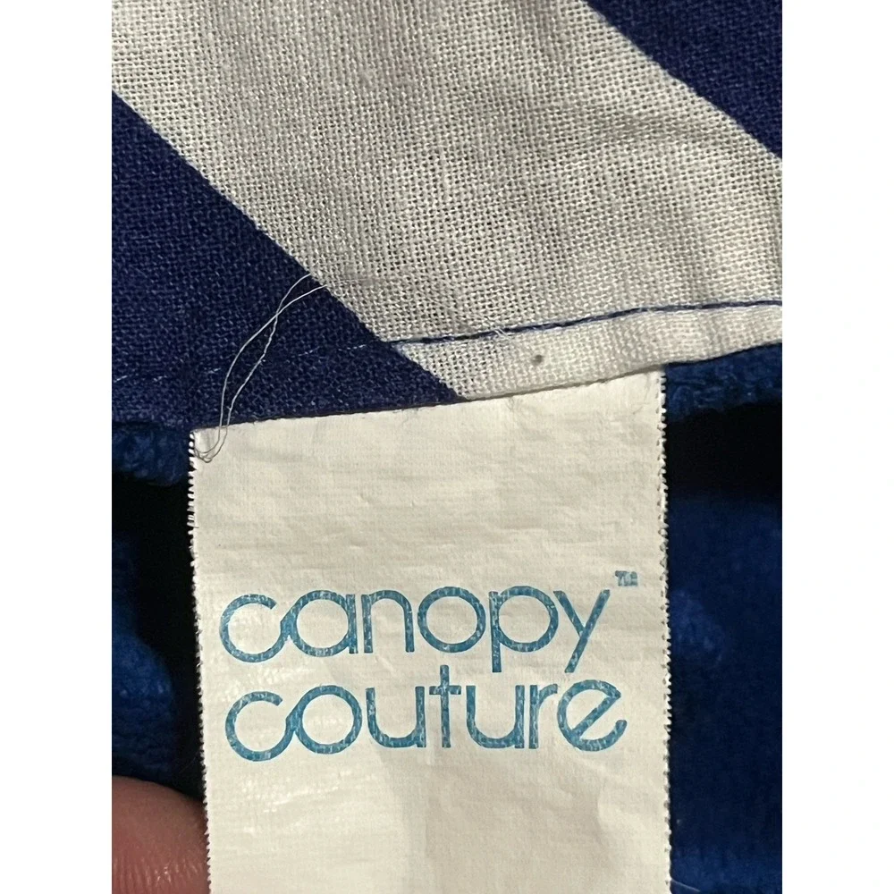 Blue/white Chevron Jagger Canopy Couture Infant Car Sear Cover‎ Minky Fabric